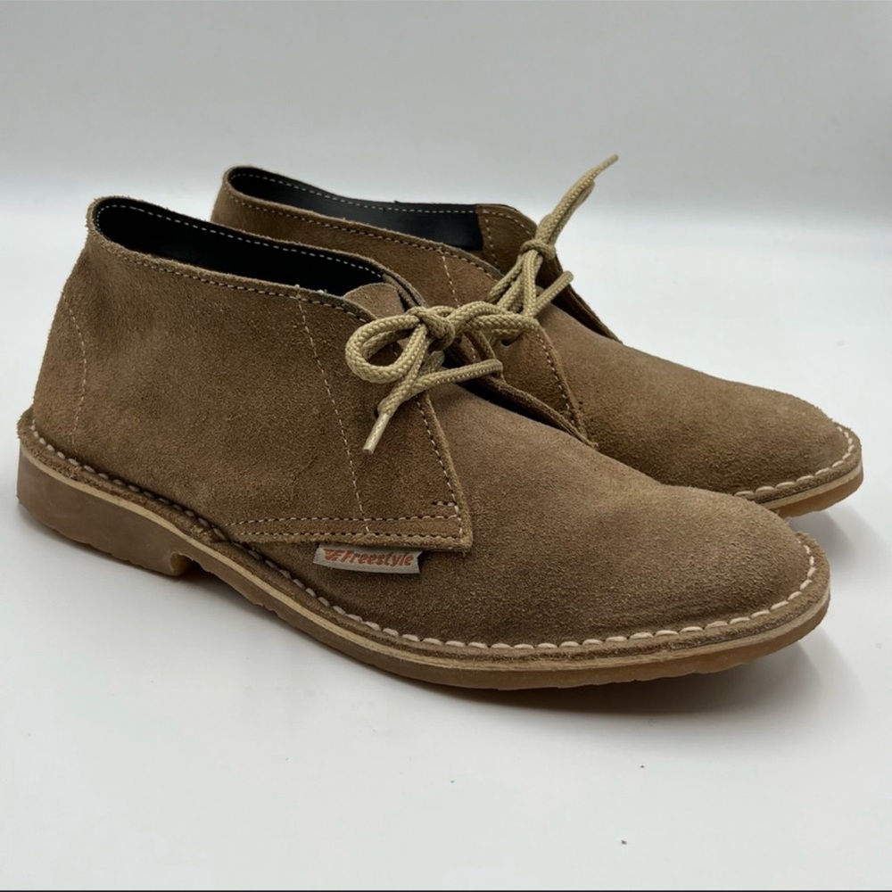 FreeStyle Hunter Vellie Unisex Premium Suede Veldskoen Chukka Bott Size UK 5